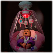 Колыбель-качели 0+ Fisher-price "Розовое дерево"