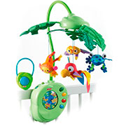 Музыкальный мобиль Fisher-price "Друзья из джунглей"