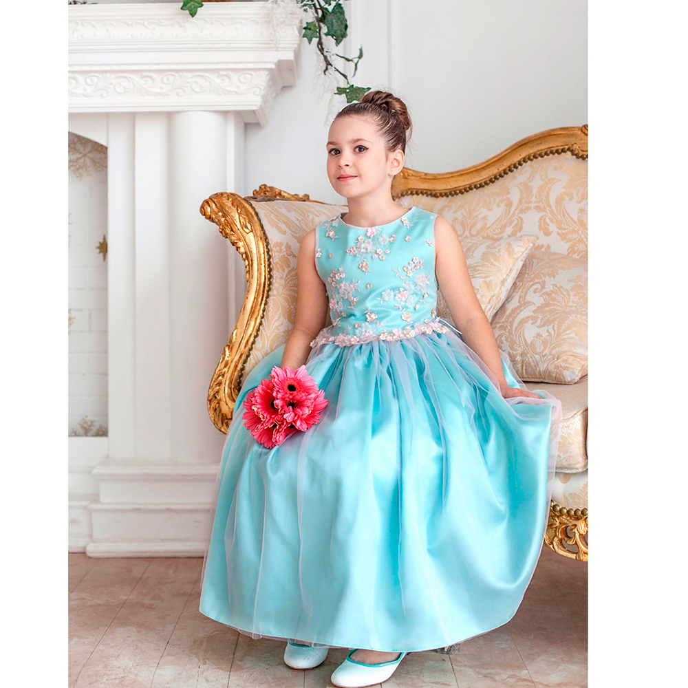 Нарядное платье для девочки "Ессения" прокат Минск