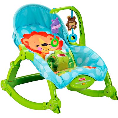 Шезлонг-качалка Fisher-price Delux 3 в 1