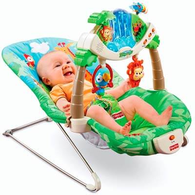 Музыкальный шезлонг Fisher-price 