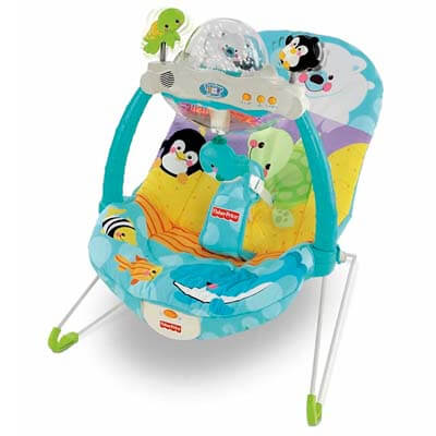 Музыкальный шезлонг Fisher-price
