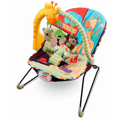 Музыкальный вибро-шезлонг Fisher-price