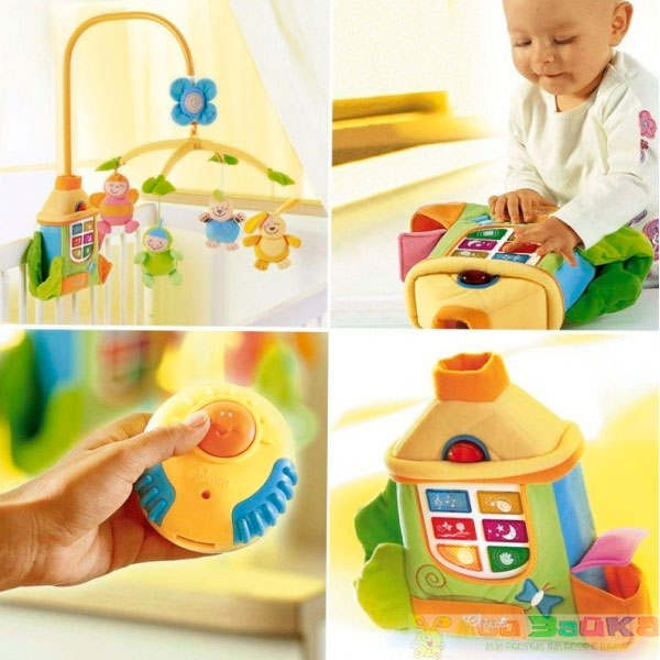 Музыкальный мобиль Chicco 0мес. + &quot;Нежные объятия&quot;