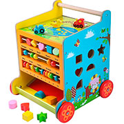 Ходилка деревянная EcoToys &quot;Я познаю мир&quot;