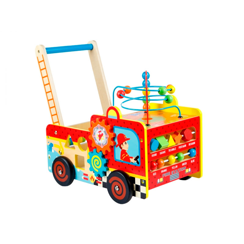 Ходилка-игровой центр EcoToys &quot;Пожарная машина&quot;