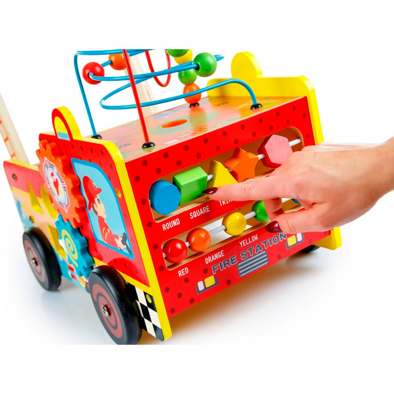 Ходилка-игровой центр EcoToys &quot;Пожарная машина&quot;