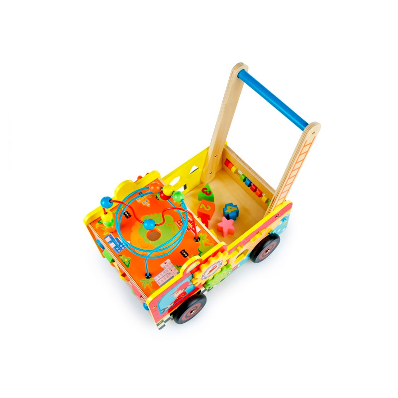 Ходилка-игровой центр EcoToys &quot;Пожарная машина&quot;