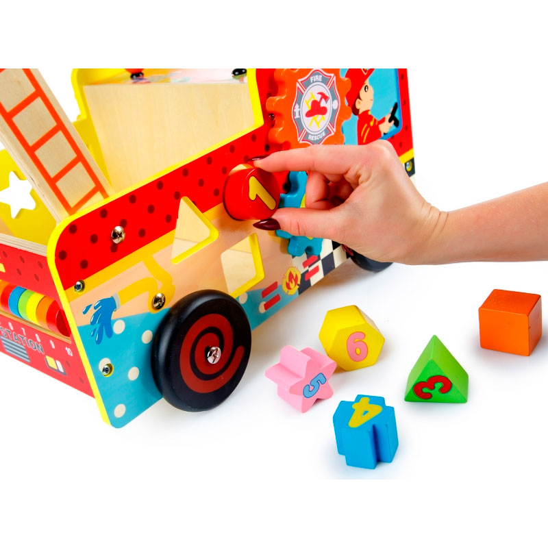 Ходилка-игровой центр EcoToys &quot;Пожарная машина&quot;