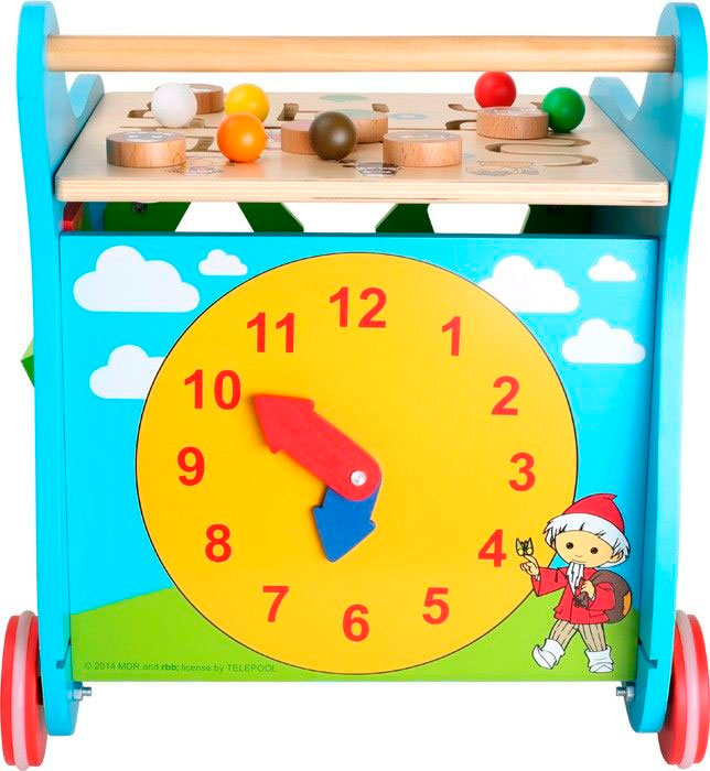 Ходилка деревянная &quot;Куб-конструктор 5в1&quot; Lelin