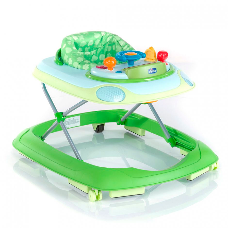 Ходунки музыкальные Chicco Band Green Wave