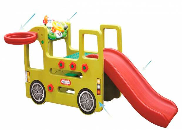 Игровой центр Happy Box &quot;Автобус с горкой&quot;