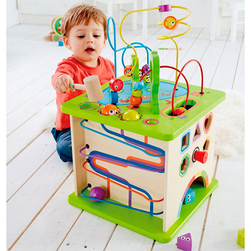 Игрушка деревянная с сортером Hape  &quotМега Куб&quot 