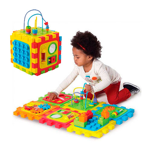 Игрушка развивающая PlaGo &quot;Куб-конструктор&quot;