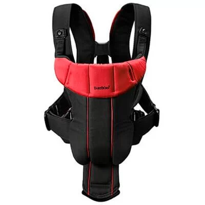 Нагрудная сумка Babybjorn Miracle Black/Purple Cotton Mix