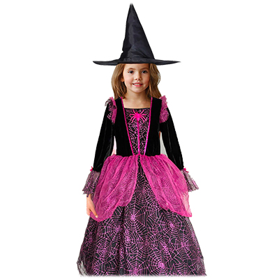 Карнавальный костюм на Хеллоувин для девочки ведьмочка