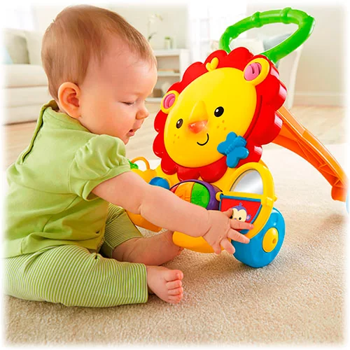 Прокат ходилок: Львёнок Fisher-price