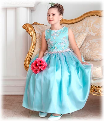 Нарядное платье для девочки "Ессения" прокат Минск