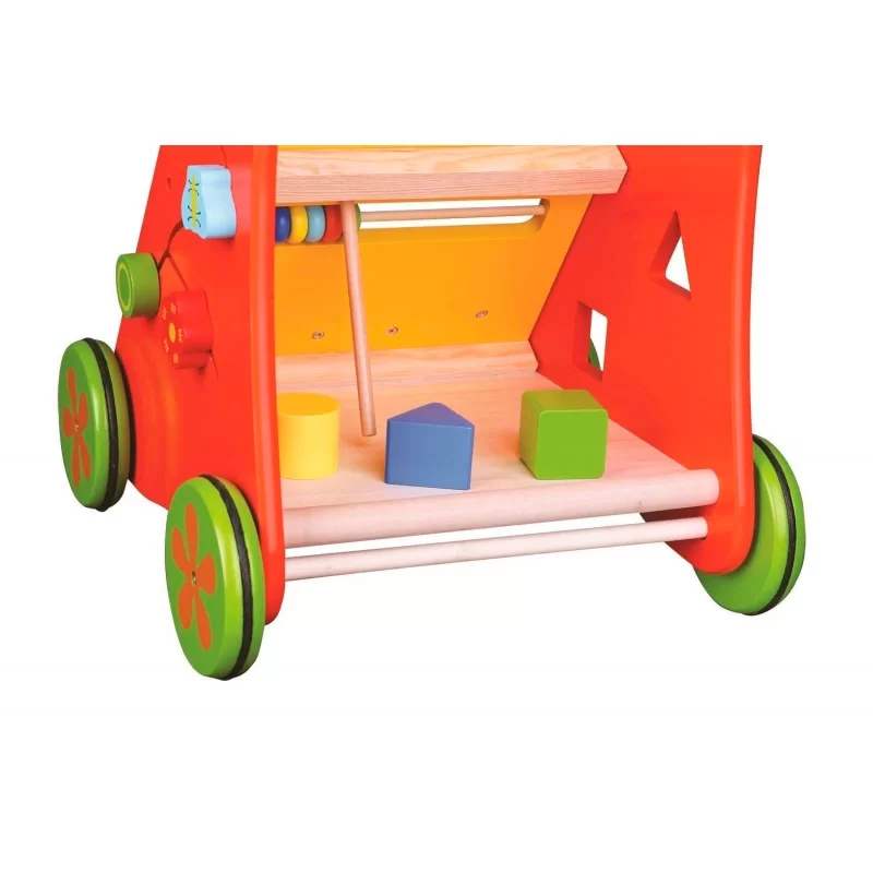 Ходилка деревянная EcoToys "Оранжевое солнце"