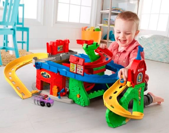 Игровой центр Fisher-price "Город в горах" 2 в 1