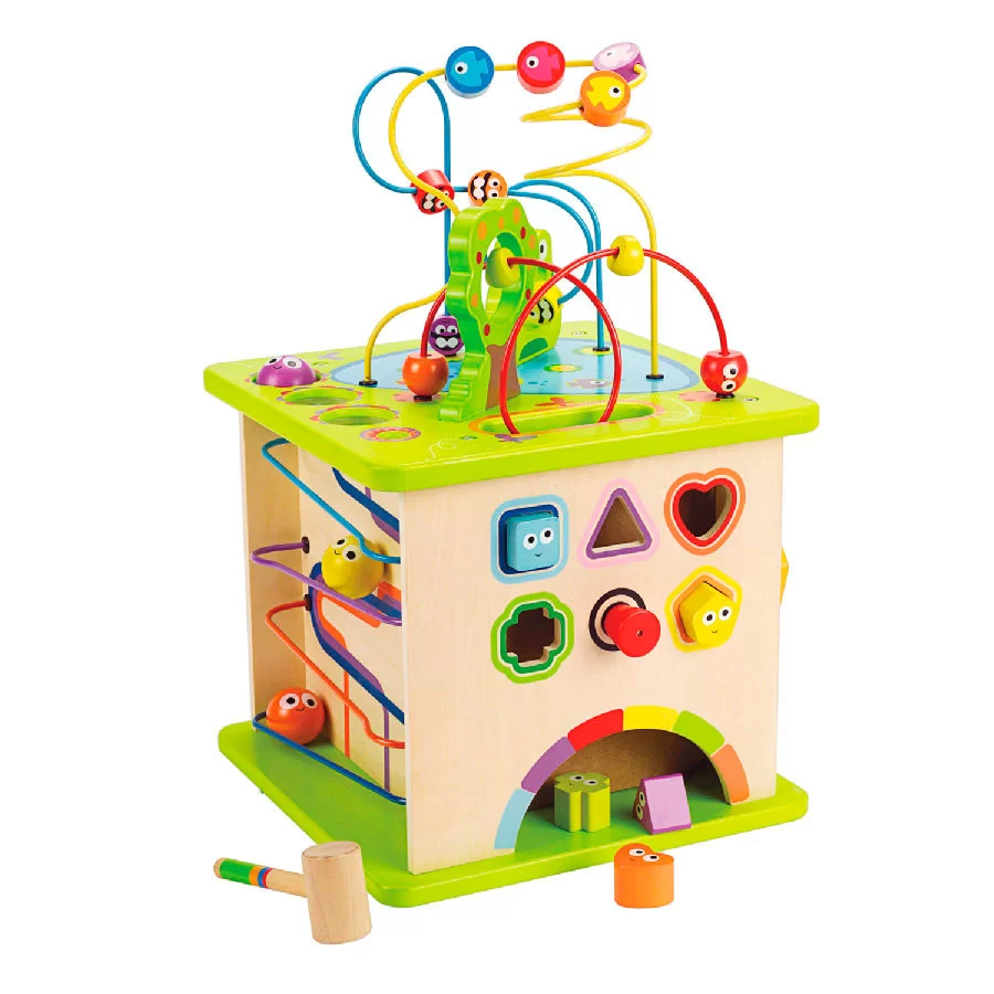 Игрушка деревянная с сортером Hape  "Мега Куб" 