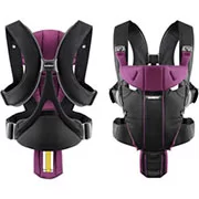 Нагрудная сумка Babybjorn Miracle Black/Purple Cotton Mix