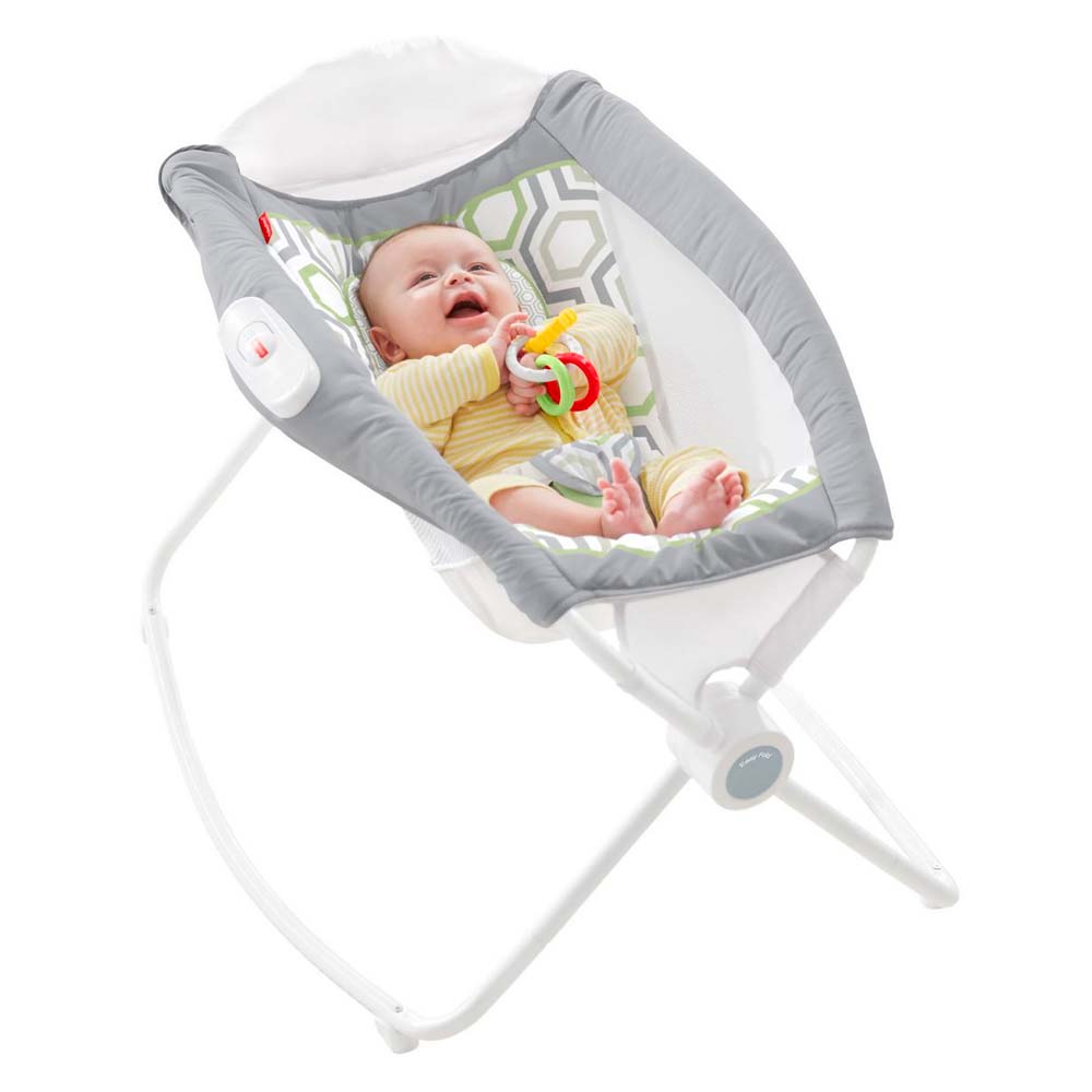 Fisher price zebra rock n play deals